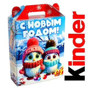 Детский подарок на Новый Год в жестяной упаковке весом 830 грамм по цене 3297 руб в Южно-Сахалинске